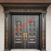 Meikejie gate rural double door new style villa self-built house four-open hall door household entrance door entrance door exterior door direct sales sample customization
