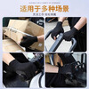 Minggu Glue Dot Exposed Two Finger Labor Protection Gloves 10 Pairs Nylon PVC Dot Beads Anti-Slip and Wear-Resistant One Size CW036246