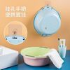 Enshousu thickened and deepened basin household large and small baby washbasin student dormitory laundry basin washing vegetables and feet plastic basin 2023 thickened anti-slip blue 2025 single + small size 26*8*18