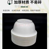 Baichao non-slip design rice husk disposable bowl thickened degradable rice husk bowl cold and heat resistant home outdoor eating 350ML thickened 30 pieces