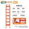 Thickened aluminum alloy telescopic ladder household folding carbon steel stair lift aluminum ladder engineering straight ladder shrinking attic meter 10 meters thick 3mm thick shrink 52 meters extend 92 meters aviation aluminum welding reinforcement telescopic ladder