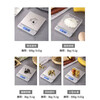 Kitchen electronic scale household small baking gram high-precision weighing food scale gram scale Chinese medicine jade metal rechargeable range 500g/accuracy 0.01g
