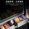 COLMO Xinxiang household 703 liter large capacity 600MM super capacity fully embedded cross four-door frequency conversion air-cooled frost-free refrigerator AI molecular level nutrition management automatic ice making lava mantle rock CRBUS703N-X1