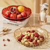 Chaosihui Light Luxury New High-Looking Fruit Plate Exquisite Home Living Room Coffee Table Fruit Plate Western Style Display Plate Unbreakable Transparent White Large Size