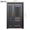 Wen Yijia special price ventilation window anti-theft door spot single door sub-mother door breathable door middle door entrance door entrance door inner opening Chinese retro 2050x960mm
