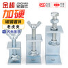 Gold super iron galvanized tiger clamp tube card square u-type c-type fixed clamp clamp hand-tightening ring fastening clamp clamp galvanized opening 20mm outer hexagon