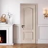 Solid wood door bedroom door French cream style painted door solid wood composite white room door silent suit door customization solid wood composite painted door 3