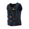 Qi'an professional life jacket buoyancy vest close-fitting anti-collision motorboat surfing portable rescue vest blue and black 2XL