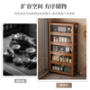 Tuojue new Chinese style Bogu rack non-solid wood tea room tea cabinet storage rack dust-proof tea set tea storage rack ornaments display cabinet classic tea five layers 80 models (with door dustproof) no specifications