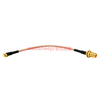 Dongfang Xupu RG316 silver-plated connecting cable SSMP-KW/SMA-KY GPPO curved female to SMA female 6G RG316-SSMP-KW/SMA-KY 0.1m