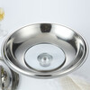 Pearl Life stainless steel pot lid, suitable for 30cm/33cm/36cm/39cm/42cm pot, visible pot lid, cooking lid, 33mm pot
