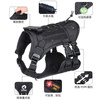Dog Tactical Vest Outdoor Medium and Large Dog Vest German Shepherd Doberman Clothes Working Dog Harness Equipment Full Luxury Suit M-40-60 catties