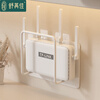 Shuranjia router storage rack TV set-top box wall-mounted storage rack punch-free WiFi storage rack white