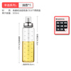 Newair glass oil bottle leak-proof household kitchen oil tank small sesame oil seasoning bottle oil tank soy sauce bottle vinegar pot with lid