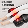 AUX household full-body massage cushion, reclining chair, shoulder and cervical spine massager, waist and back electric kneading mattress, fully automatic multi-functional massager, practical birthday gift for parents, Supreme Edition - black, neck, shoulder, waist, legs and feet, full kneading + vibration moxibustion hot compress
