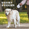 Petsuper pet automatic retractable dog leash pet dog leash dog leash large, medium and small dogs explosion-proof dog walking artifact white 5 meters long rope - L type dog weight within 120 pounds