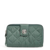 Vera bradleyVera Bradley Women's Performance Twill Turnlock Wallet with RFID Protection, Olive Leaf Olive Leaf One Size