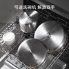 Carrot stainless steel pot removable handle pot kitchen utensils frying non-stick pot kitchen pot set full household removable 6-piece set M