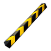 Minggu Reflective Rubber Corner Strips Corner Anti-collision Strips Traffic Signs Parking Lot Basement Garage Outline Marks 100cm Right Angle Corner Protectors 2 Pack