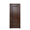 Wen Yijia new Chinese style black gold wooden door painted retro black walnut door bedroom soundproof indoor French door rubber wood solid wood