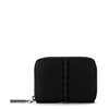 THE SAK Women's Medium Leather Wallet Zipper Multiple Card Slots Simple Fashion Daily Storage Black//White Medium