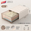 Taili plastic drawer cabinet clothes storage locker 28L Ming tea apricot color 1 pack