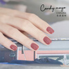 CandyMoyo healthy 0-toxic water-based nail polish, long-lasting whitening, non-tearable, light smoke powder New Year gift