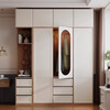 Duanmu Yulin medieval style sliding door wardrobe French sliding door bedroom economical cabinet modern simple home large wardrobe 1.6 meters sliding door wardrobe