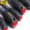 Stanley (STANLEY) three-color handle parallel slotted screwdriver 2.5x50mm household multi-functional repair screwdriver 65-006-14