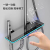 YWZR official shower head set gray shower head constant temperature supercharged shower head flagship super large atmosphere light PVD water ferry (gun