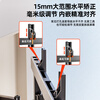HILLPORT wall panel structure upgraded 8-arm TV bracket 75/85/86/98/100/110 inches double adjustment without lowering the head Telescopic TV bracket suitable for Xiaomi Hisense Thunderbird Large screen load-bearing 135 kg/55-120 inches/8-arm upgraded structure dual adjustment without lowering the head