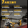 Dewalt lithium battery 20V brushless angle grinder grinder polisher stand-alone car beauty repair DCG405FN