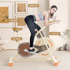 Xinjuli dynamic bicycle exercise bike indoor household bicycle sports equipment cycling bicycle silent fitness equipment stepless speed adjustment ultra-quiet exercise bike beige model
