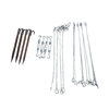 Early traveler horizontal bar outdoor school competition special horizontal bar accessories ground nails + turnbuckle + pull cord + extension cord set
