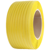 Xinyue Changhui E11204-1 packing tape, hot melt packaging tape for semi-automatic baling machine, plastic PP manual strapping tape, about 18 catties/roll (yellow)