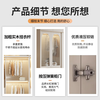 Shangxuan JD Yuncang Shining Wardrobe Bedroom Modern Simple Solid Wood Wardrobe Rental Sliding Door Large Wardrobe Wardrobe Solid Wood 1.6 Meter Wardrobe