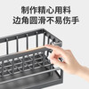 Kitchen sink storage pool dishwashing liquid rack dishwashing artifact steel wire rag sponge dishwashing sink plastic | gun gray + towel bar