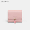 CRTNZO KROEZ Light Luxury Wallet Women's Short 2026 New Coin Purse Women's Card Holder New Year's Valentine's Day Birthday Gift Practical Pink - Light Luxury Gift Practical Birthday Gift for Girlfriends Wife Girls Girlfriends