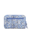 Vera bradley cotton turnlock wallet RFID protected, Sweet Garden Blue, one size fits all Sweet Garden Blue one size