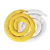 Aigujie oil-absorbing rope industrial oil-absorbing cotton sliver chemical waste liquid oil-absorbing rope chemical factory laboratory adsorption cotton sliver water surface river oil absorption fence white 7.6cm*3m*1 (oil)