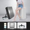 Yuguang leg fill light live broadcast floor lamp indoor portrait clothing photography floor leg lamp anchor special leg lighting entertainment dance whitening always bright soft light grille roll cloth lamp single lamp 60*60 roll cloth lamp + floor lamp bracket