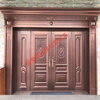 Meikejie gate rural double door new style villa self-built house four-open hall door household entrance door entrance door exterior door direct sales sample customization