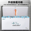 Xingx (XINGX) ultra-low temperature commercial freezer minus 40-60 degrees horizontal freezer single temperature full freezer household large capacity refrigerator cryogenic quick freezer copper tube -45 degrees ultra-low temperature large capacity丨electronic temperature control | 1.68 meters 518L