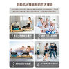 HEAD rowing machine home fitness water and electricity double resistance folding rowing machine aerobic fitness equipment imported rubber wood | WR655 folding dark style