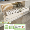 Shuaishi dish rack kitchen basket cupboard bowl basket drawer bowl rack drain rack under sink pull-out dish storage rack