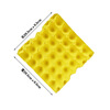 An Junsheng 30 pure egg tray packaging box paper tray transport egg tray duck egg tray new pulp pure pulp plain yellow egg tray 2 pieces