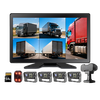 Yuba truck special reversing image 24v high-definition night vision five-way driving recorder sound and light alarm reversing radar