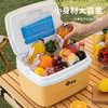 Sentai Insulated Box Refrigerator Home Car Outdoor Refrigerator Portable Cold Keeping Picnic Fishing Commercial Stall Ice Bucket 8L EPS Original-Lemon Yellow Keeps Cold 24h