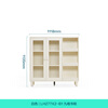 Lin's Home Children's Bookcase Bookshelf Living Room Standing Cabinet Storage Storage Cabinet Floor-standing Home Bookcase with Door LH277X2