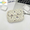 Chanyue Cute Children's Coin Purse High-Looking Mini Card Bag Short Ladies Aunt Towel Bag Student Ins Key Bag Lace Purple Rabbit